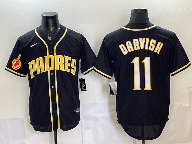 Men San Diego Padres #11 Darvish black Nike MLB 2026 Jersey 052604
